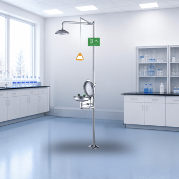 Combination Emergency Shower Eye Washer