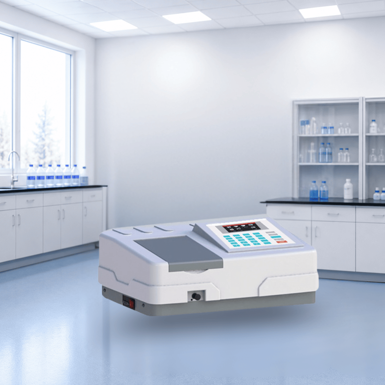 Double Beam Scanning UV VIS Spectrophotometer